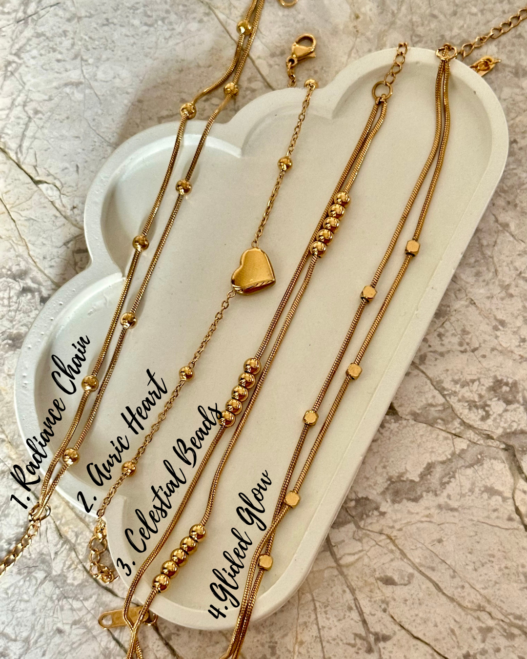 Golden Aura Loose Bracelet Collection