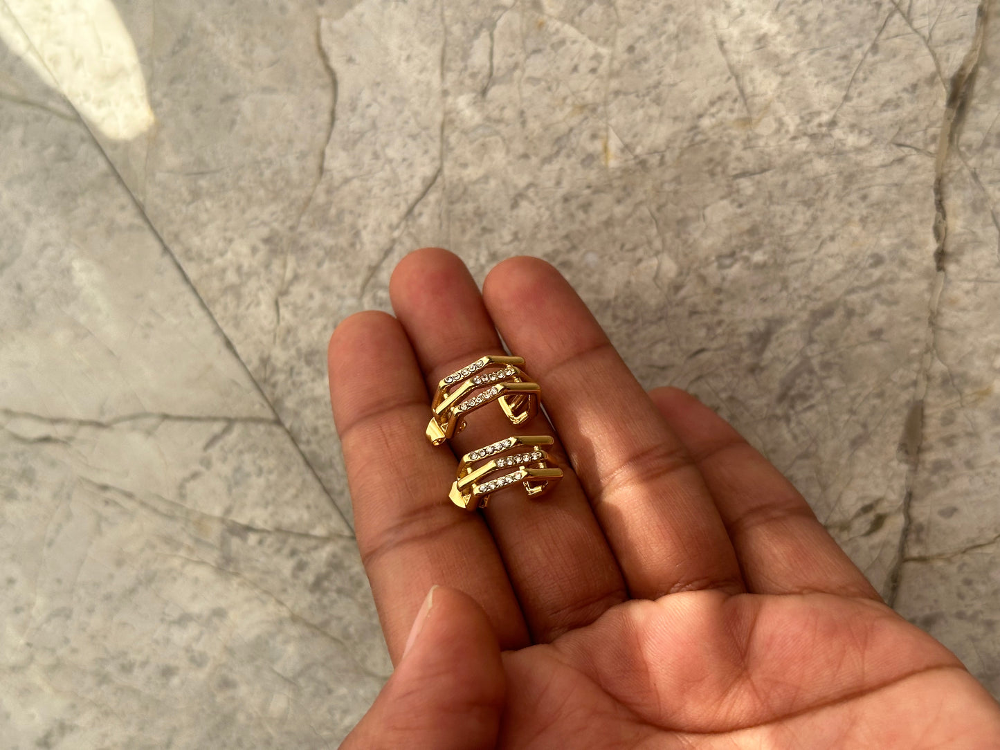 Cute mini huggie studs