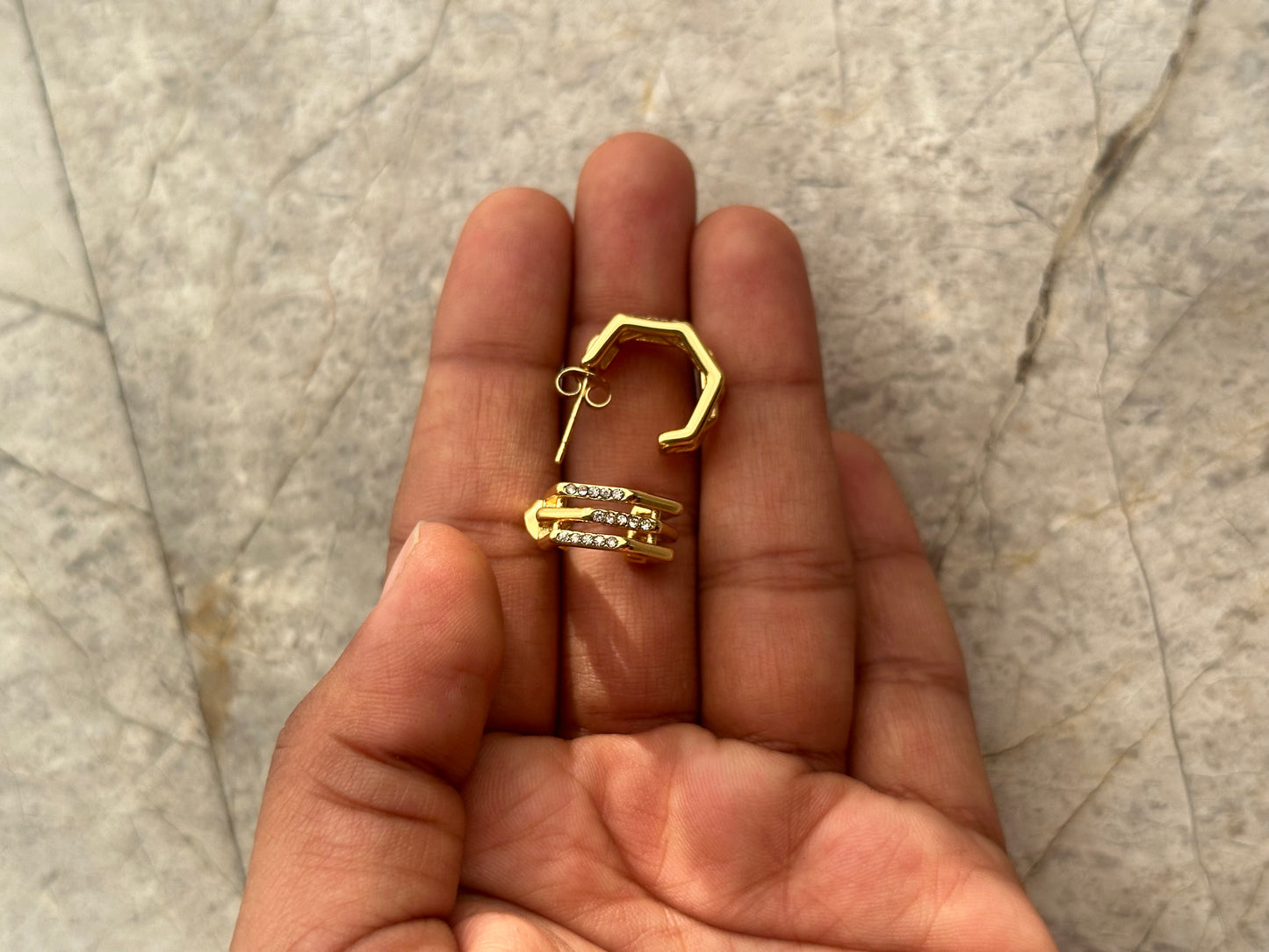 Cute mini huggie studs