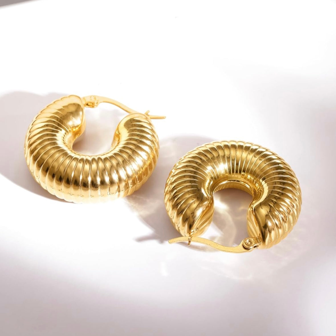 Coil Hoop Earrings