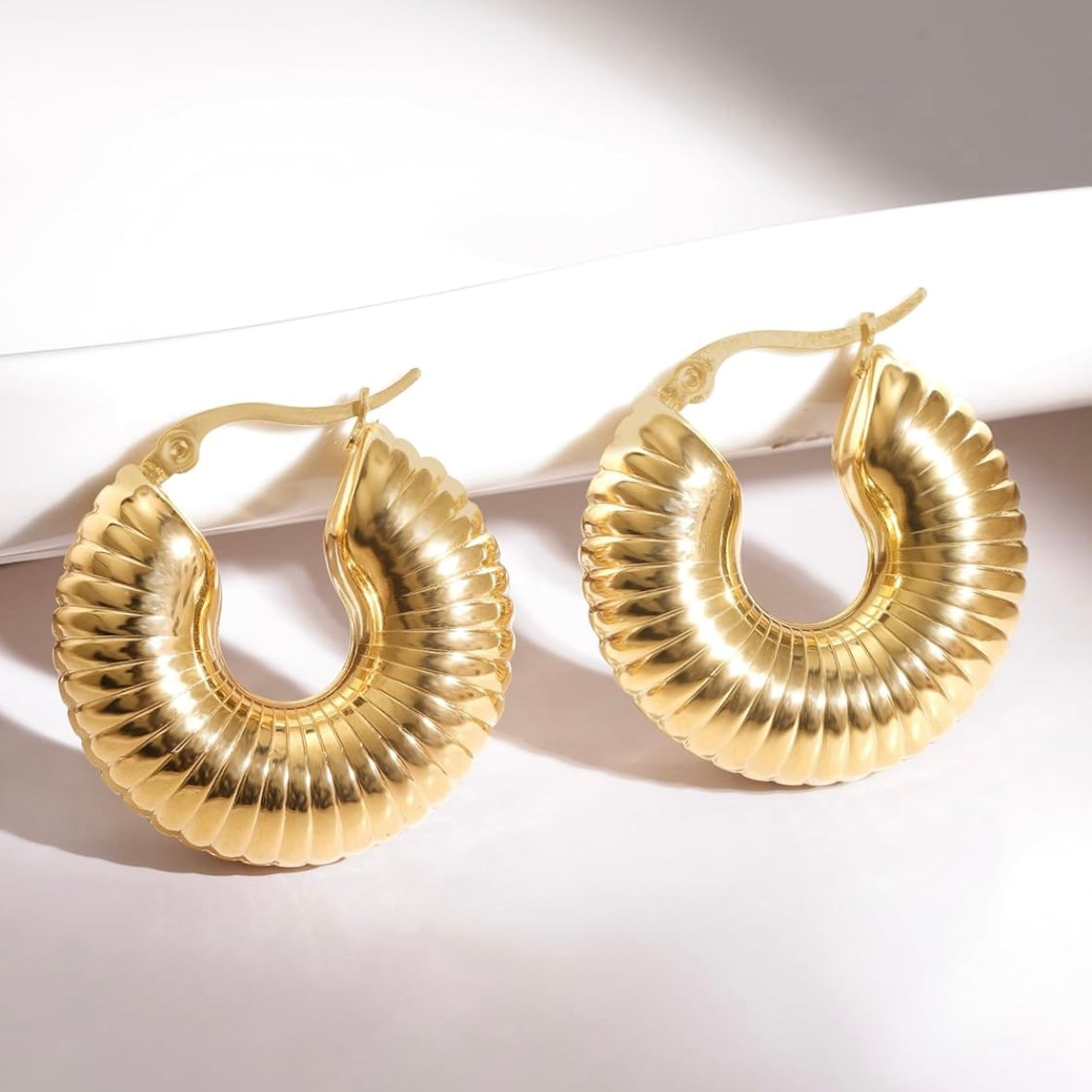 Coil Hoop Earrings
