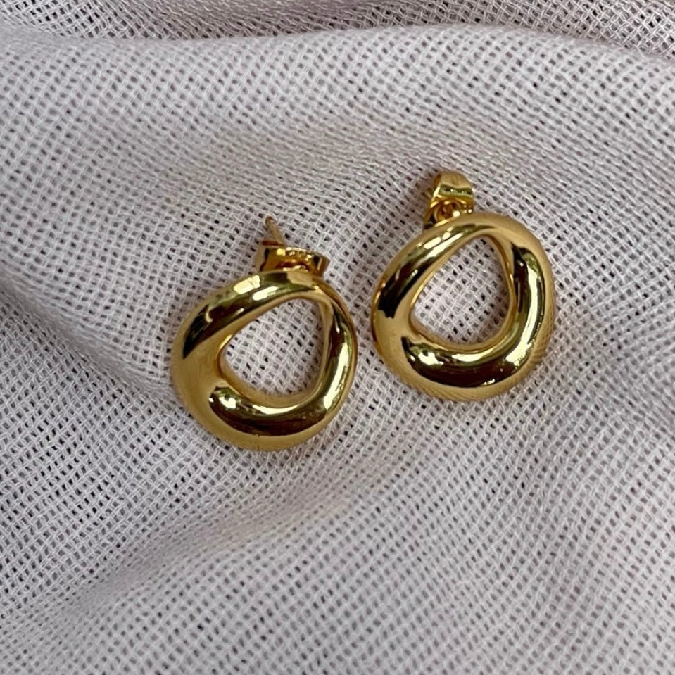 Hole in Moon Mini Studs | Founder Favorite